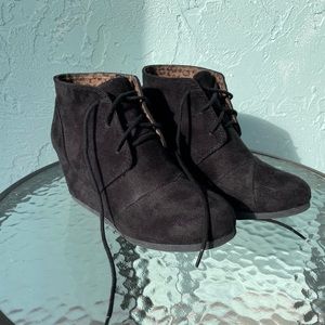 Faux Suede Ankle Booties